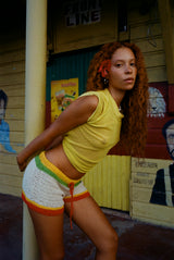 Rasta Short White