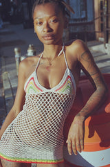 Rasta Mini Dress White