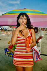 Tala Mini Dress Fushia Multi