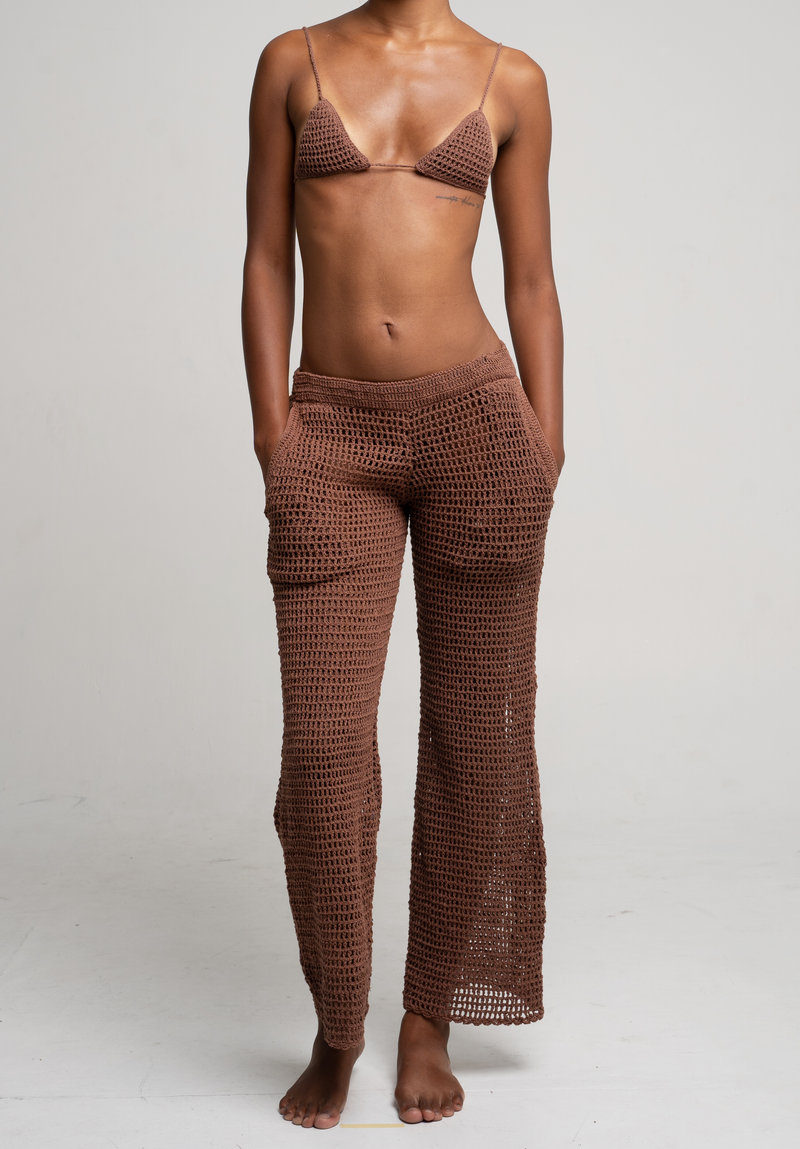 Mayumi Pant & Top Set Chocolate