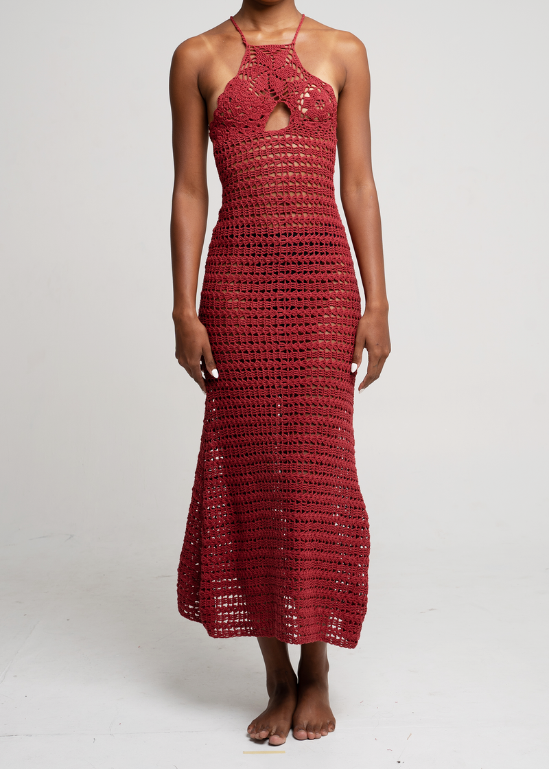 Diah Maxi Dress Ruby