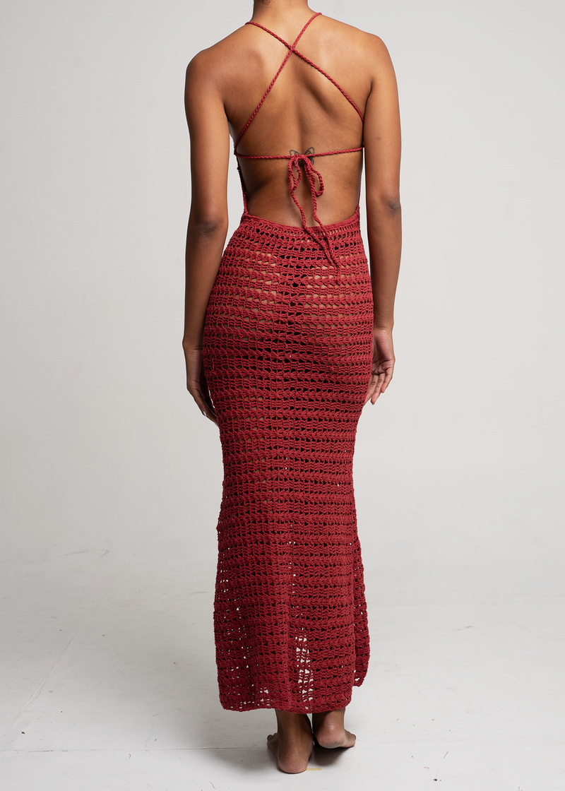 Diah Maxi Dress Ruby