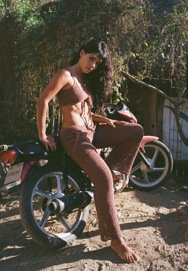 Mayumi Pant & Top Set Chocolate