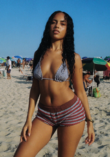 Bulawan Short & Crop Set Brown