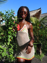 Rasta Mini Dress White