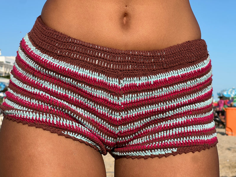 Bulawan Short & Crop Set Brown