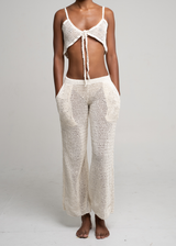 Mayumi Pant & Top Set Off White