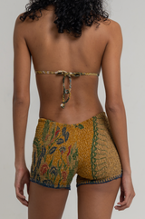 Batik Smocked Shorts Jamu