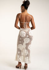 Buana Long Dress White