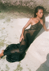 Buana Long Dress Black