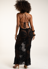 Buana Long Dress Black