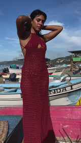 Diah Maxi Dress Ruby