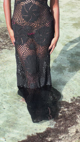 Buana Long Dress Black