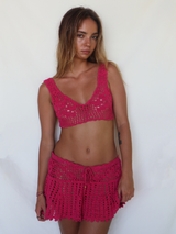 Salud Skirt Set Hot Pink