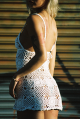 Melati Mini Dress White